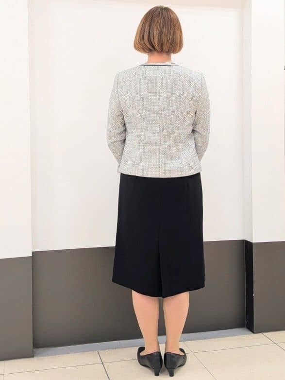 じゅりさんの「Reflect｜【SS-4Lサイズ／フォーマル／セットアップ可】ツイードジャケット」を使ったコーディネート