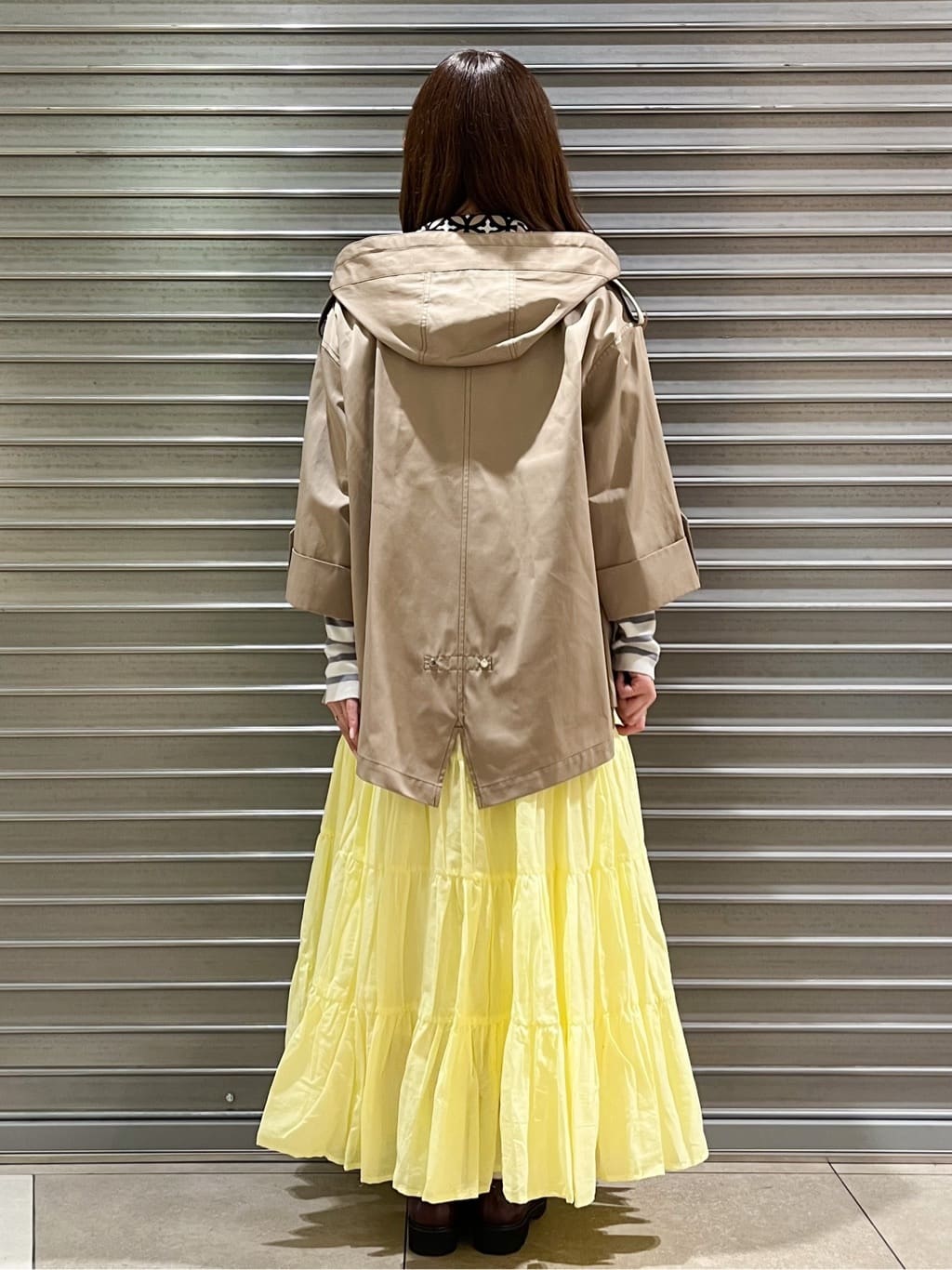 じゅんさんの「DRESSTERIOR｜【ウォッシャブル/撥水素材】Ａライン ショートモッズコート」を使ったコーディネート