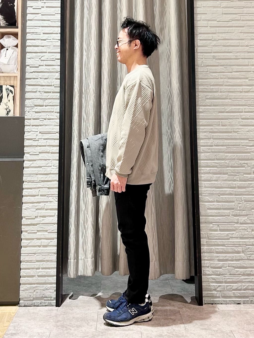 KENJI Iさんの「THE SHOP TK｜【大人にも取り入れやすい】デニムジャケット セットアップ可/洗濯機OK」を使ったコーディネート