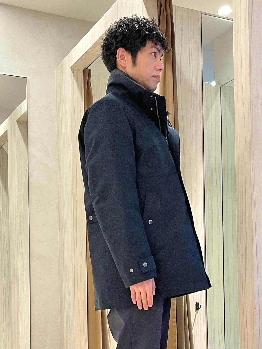 URAさんの「TAKEO KIKUCHI｜【3WAY】ドビー ダウンライナー付ブルゾン」を使ったコーディネート