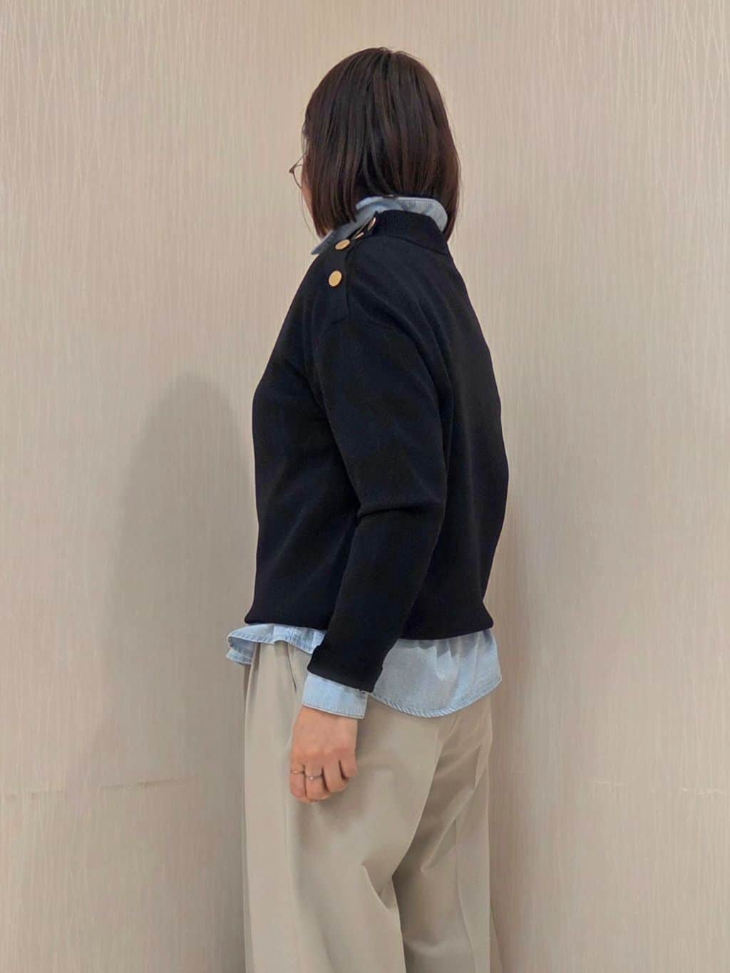naokoさんの「UNTITLED｜【洗える】ミラノリブニット」を使ったコーディネート