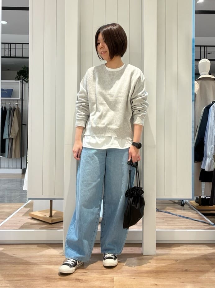 Takaoさんの「Dessin｜【洗える】スウェットライクニット」を使ったコーディネート