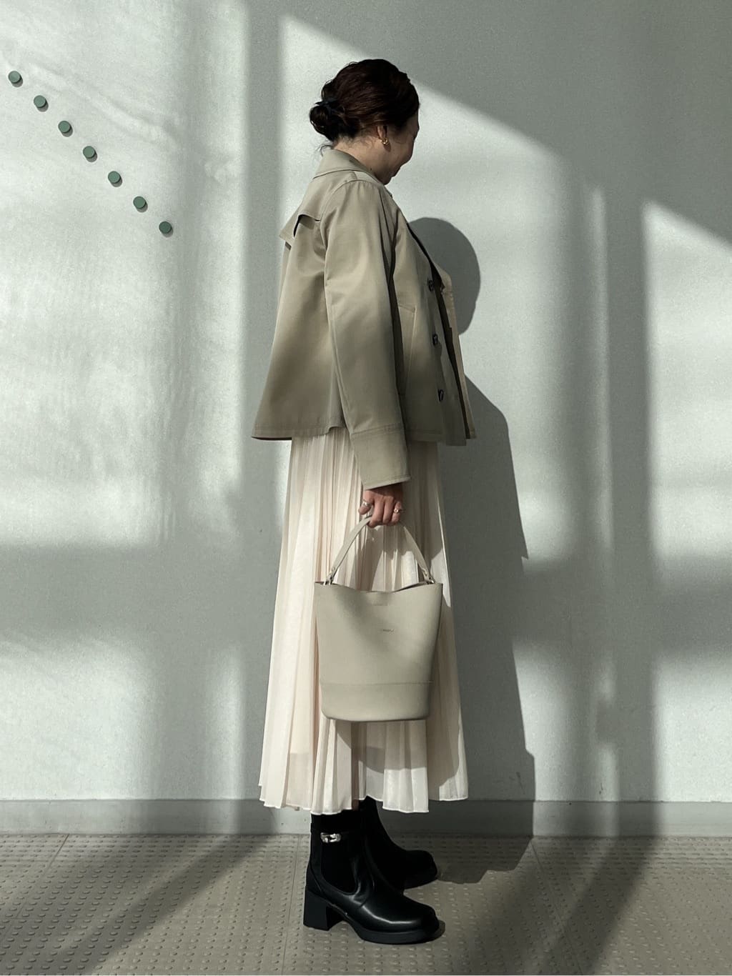 Soeさんの「DRESSTERIOR｜◆【ウォッシャブル】コットンフルニードルニット」を使ったコーディネート