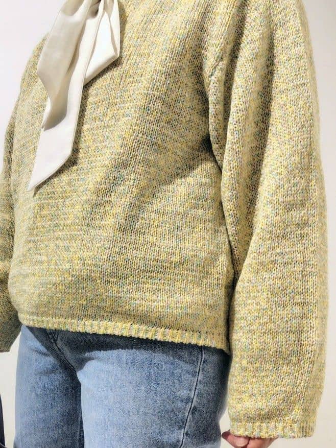 kodamaさんの「THE SHOP TK｜MIXカラーで軽やかに テープヤーンニット」を使ったコーディネート