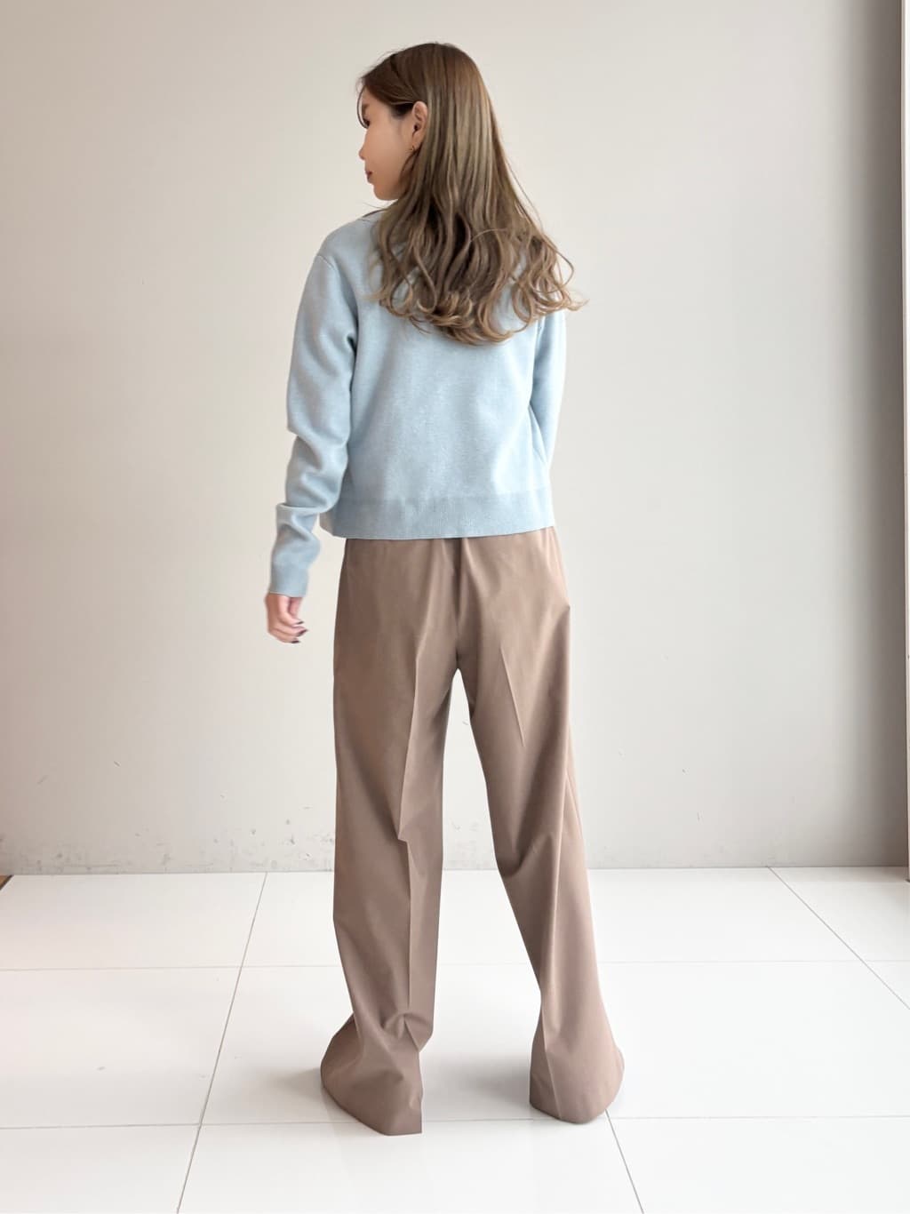 清水夏姫さんの「DRESSTERIOR｜◆ウォッシャブルコットンカシミヤカーディガン」を使ったコーディネート