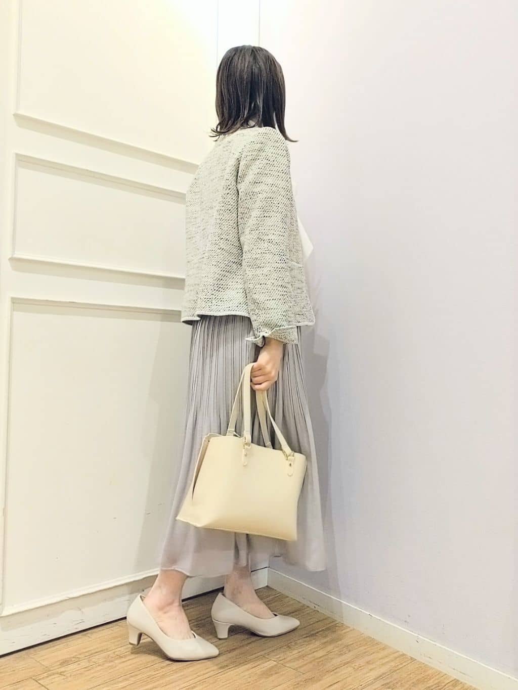 miomioさんの「SHOO･LA･RUE｜【セレモニー】上品に彩る ダブルフラワーコサージュ」を使ったコーディネート