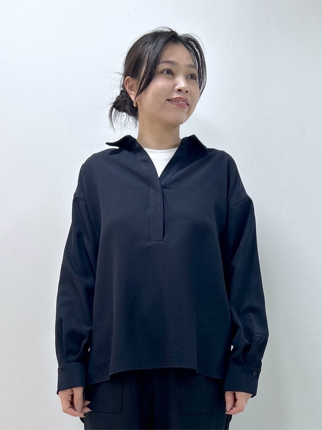 Kaiさんの「Dessin｜【2点セット・洗える】メランジツイルセットアップ」を使ったコーディネート