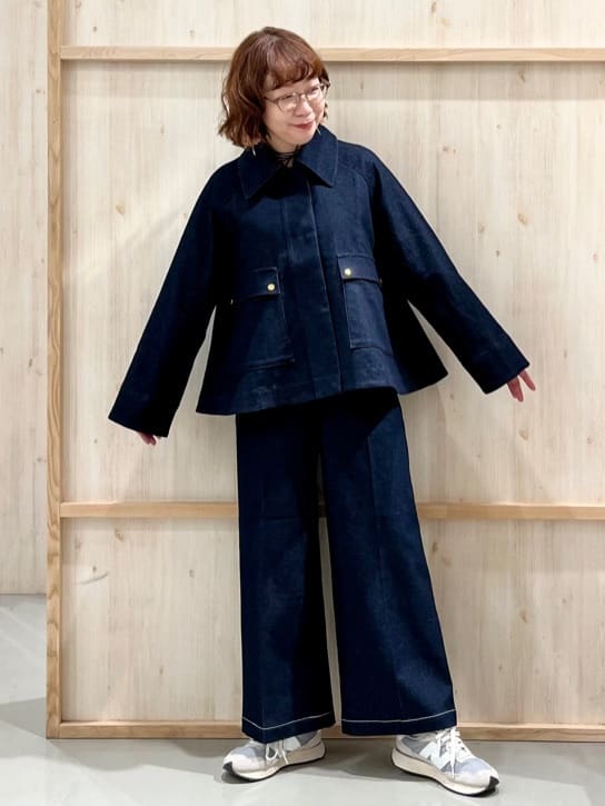 nakoさんの「THE SHOP TK｜大人かっこいい 軽やかデニム＆チノブルゾン」を使ったコーディネート