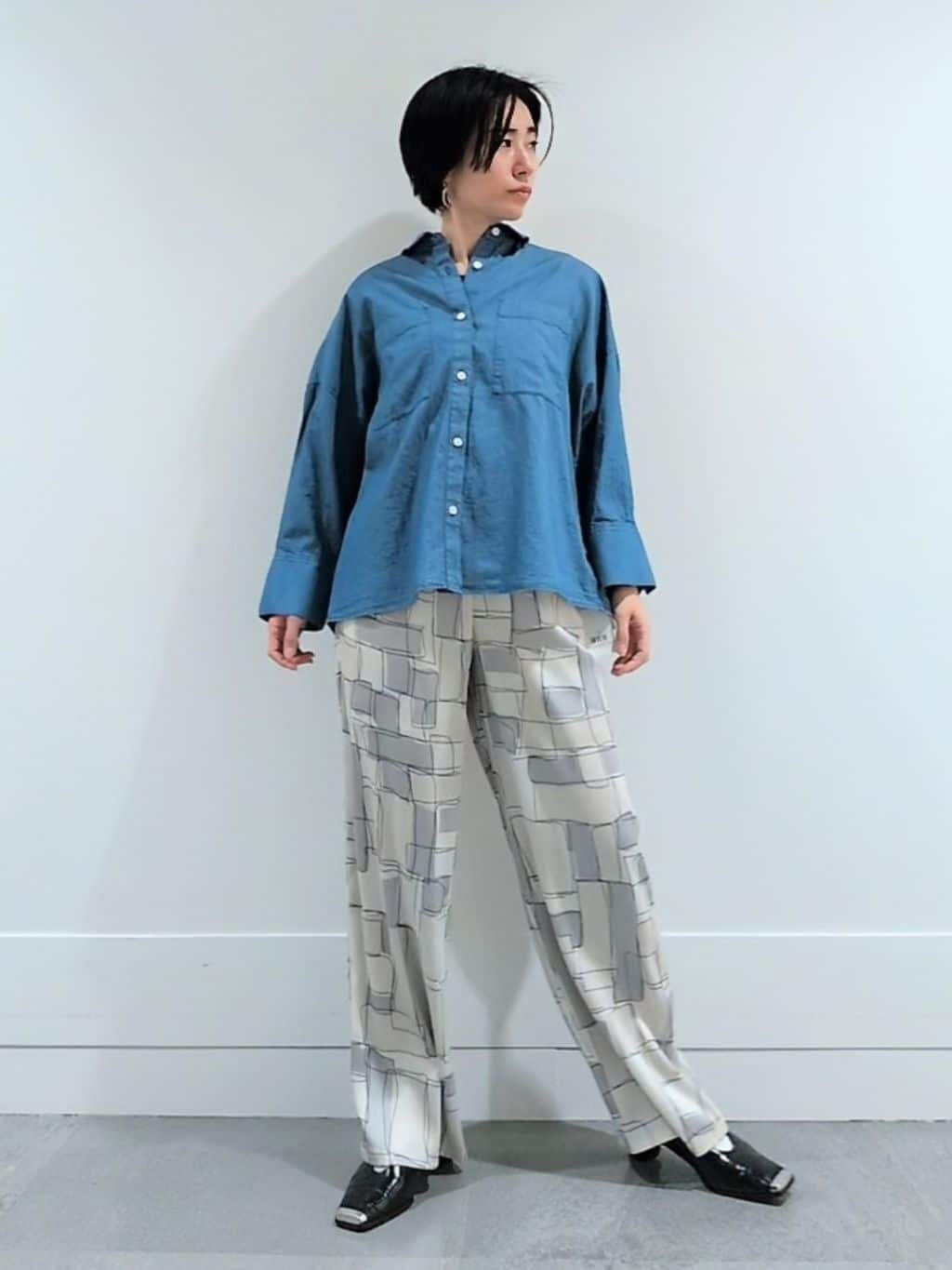 ミズタさんの「UNTITLED｜【古畑星夏さん着用/ロゴ/プリント】グラフィックTシャツ」を使ったコーディネート