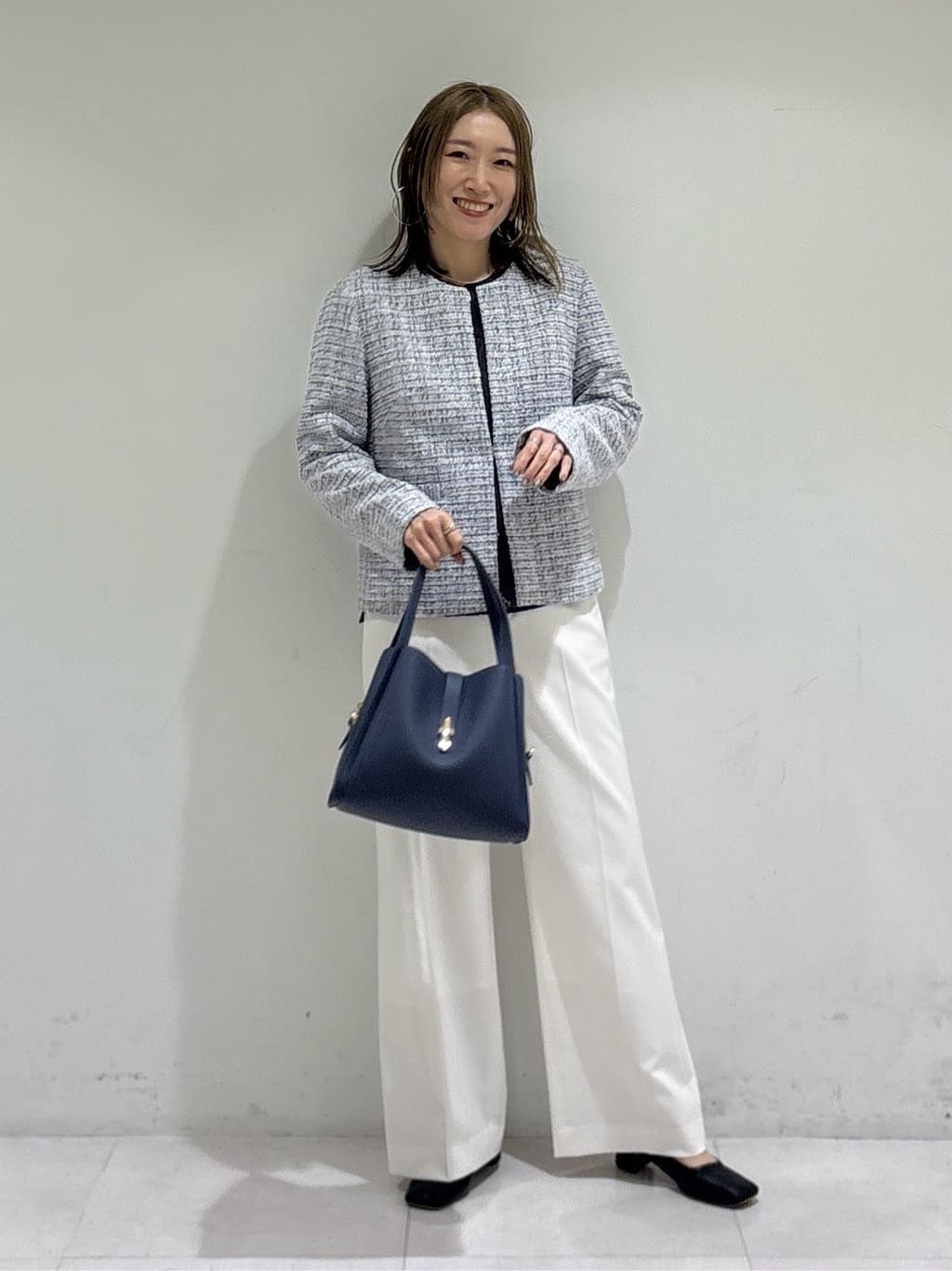 kotakiさんの「INDIVI｜【セレモニー／洗える】ミックスツイードライトジャケット」を使ったコーディネート