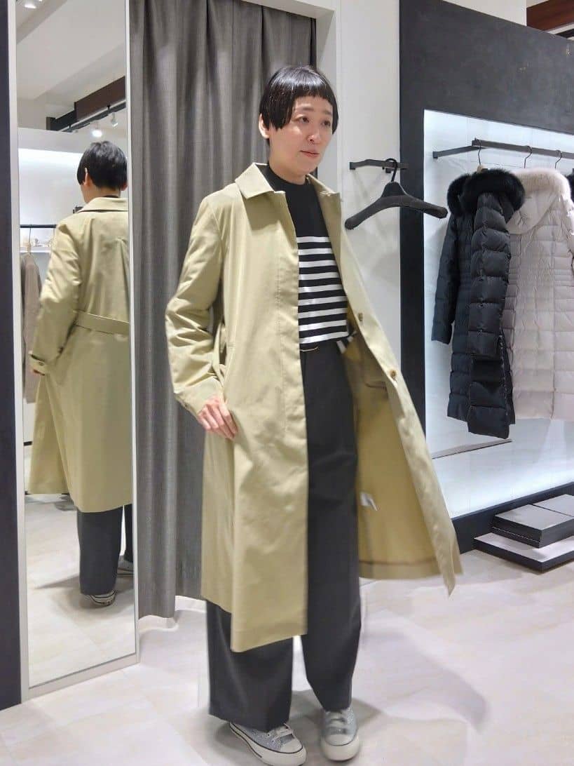 まちこさんの「UNTITLED｜【洗える】ミラノリブニット」を使ったコーディネート
