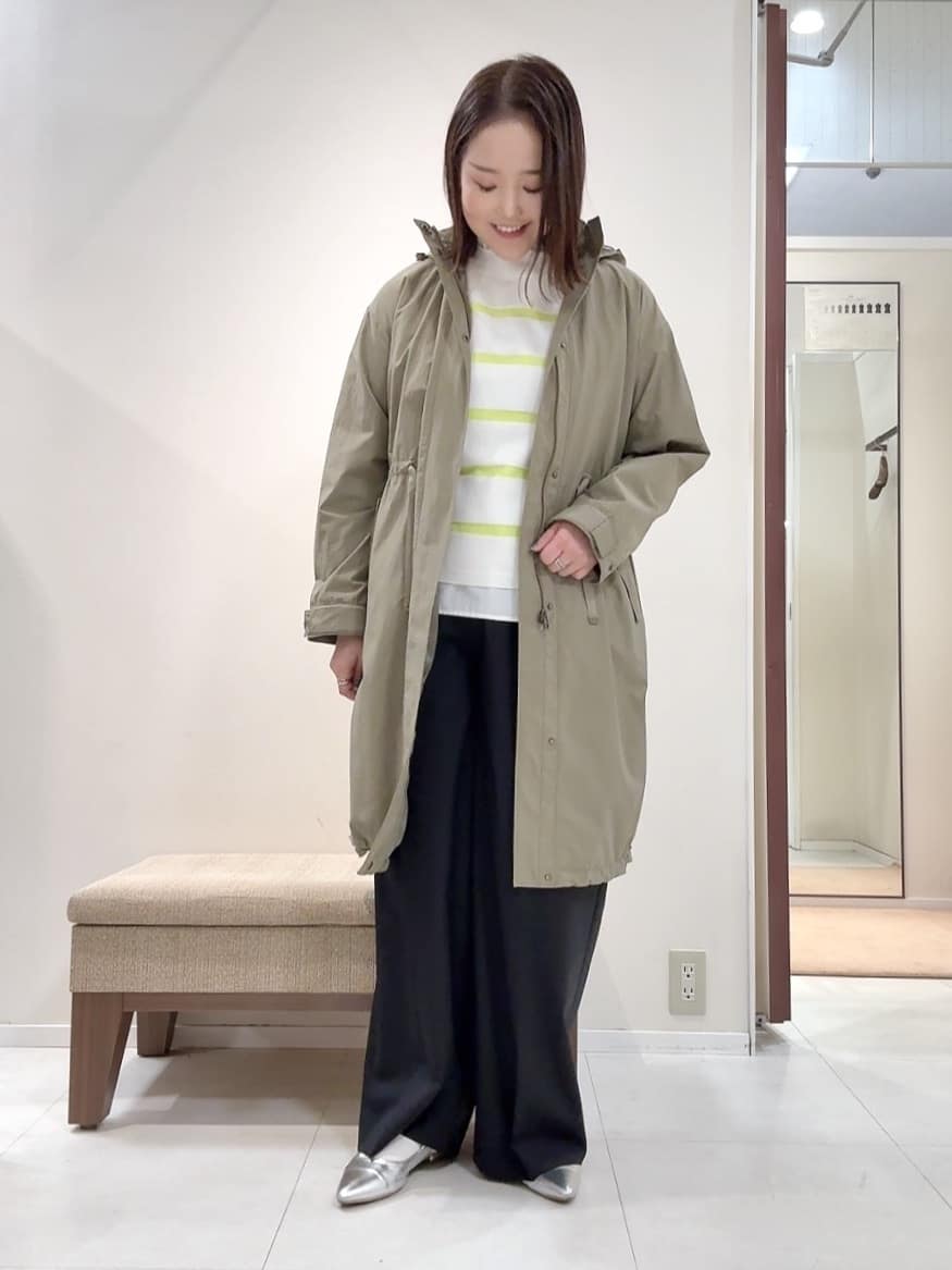YUIさんの「UNTITLED｜◆【2WAY/洗える/はっ水】グログランモッズコート」を使ったコーディネート