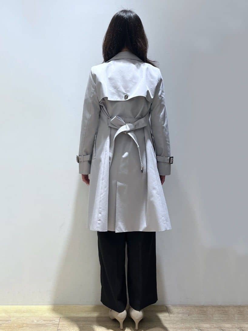 Mimさんの「index｜撥水トレンチコート【洗濯機OK／花粉対応】《XS～3L》」を使ったコーディネート