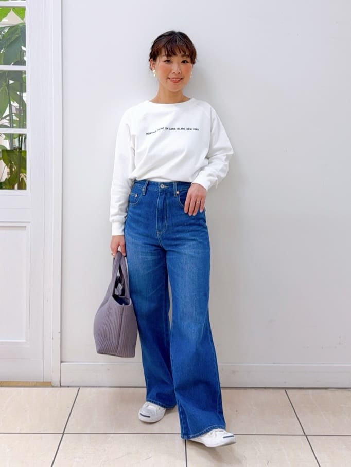 Osawaさんの「Dessin｜【花粉ガード/撥水加工/洗える】クルーネックスプリングコート」を使ったコーディネート