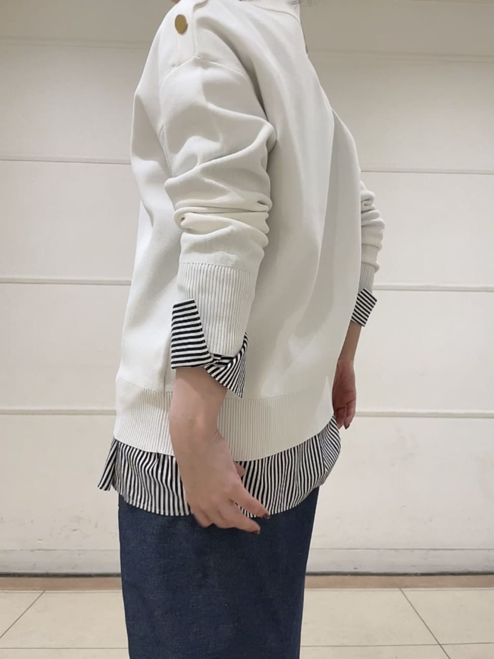 watanabeさんの「UNTITLED｜【洗える】ミラノリブニット」を使ったコーディネート