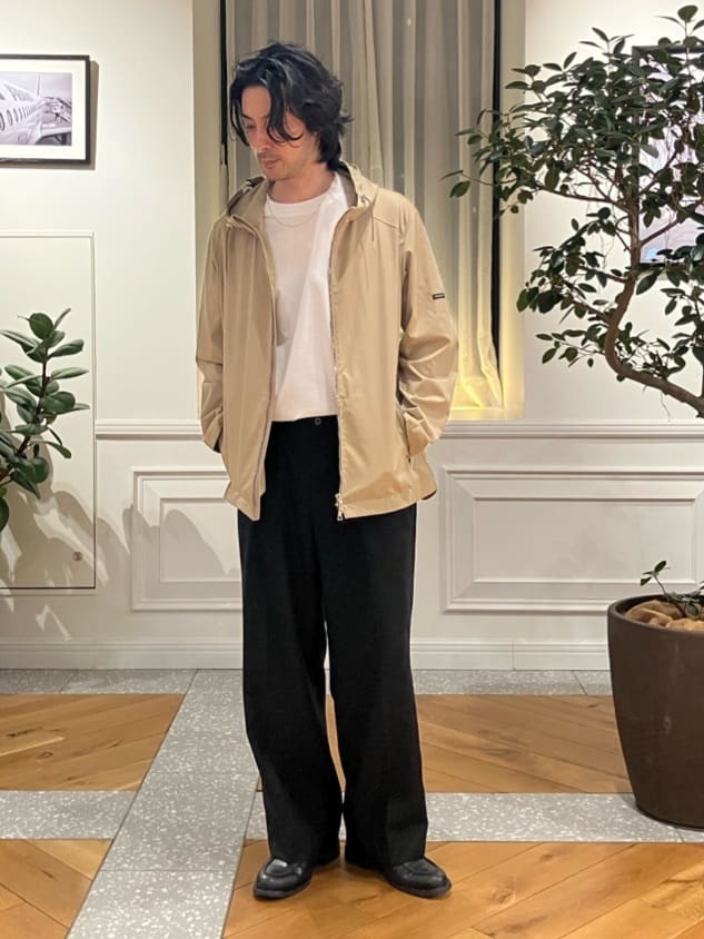 junyaさんの「DRESSTERIOR｜【撥水/透湿素材/ウォッシャブル】LIMONTA ハイスペックパーカー」を使ったコーディネート