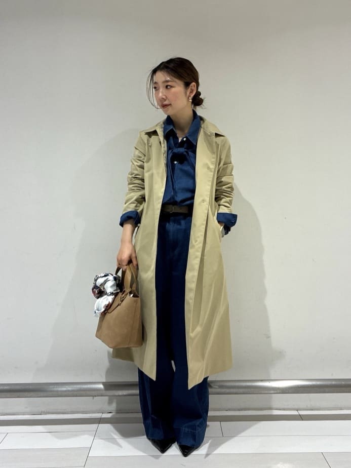 Rinさんの「UNTITLED｜◆【はっ水/洗える】タスランステンカラーコート」を使ったコーディネート
