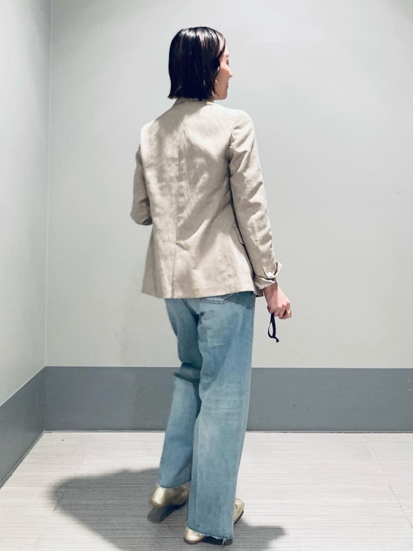 Furuさんの「DRESSTERIOR｜【ウォッシャブル】コットンシルクフレンチスリーブニット」を使ったコーディネート