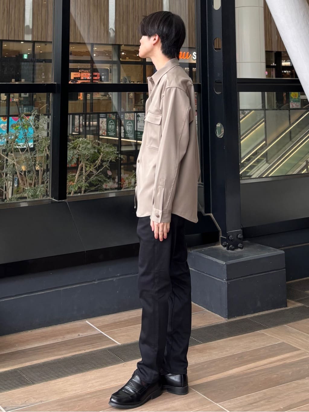 うらしーさんの「THE SHOP TK｜FLEX LINE  カバーオール　ストレッチ/防シワ/マシンウォッシャブル/セットアップ可」を使ったコーディネート