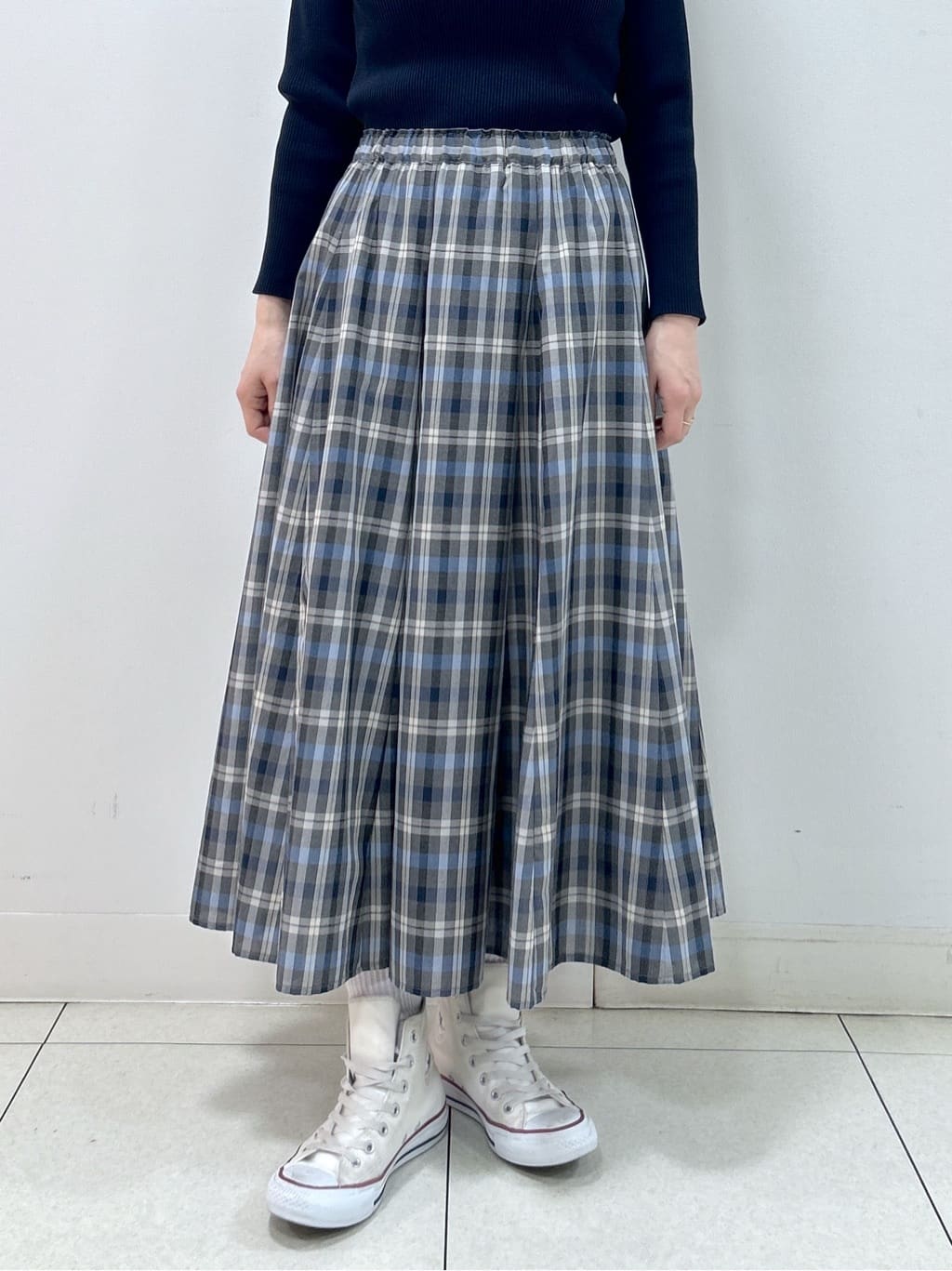 Kaiさんの「Dessin｜【洗える】ボートネックリブニット」を使ったコーディネート
