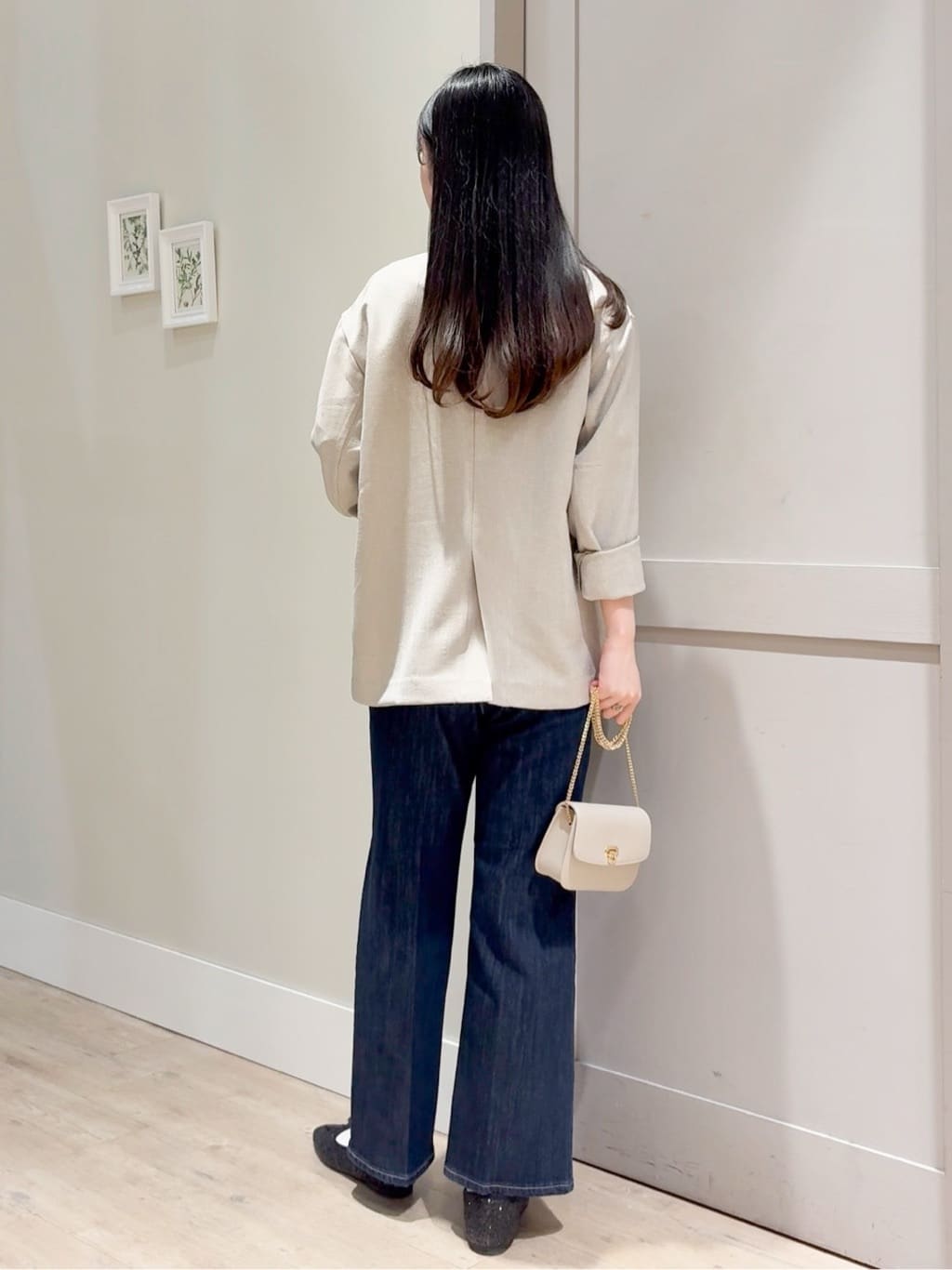 Mayuさんの「grove｜リネンライクカラーレスジャケット」を使ったコーディネート