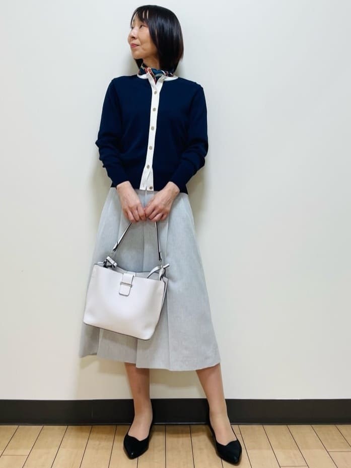 Riiさんの「Reflect｜リネンライクワイドミディパンツ」を使ったコーディネート