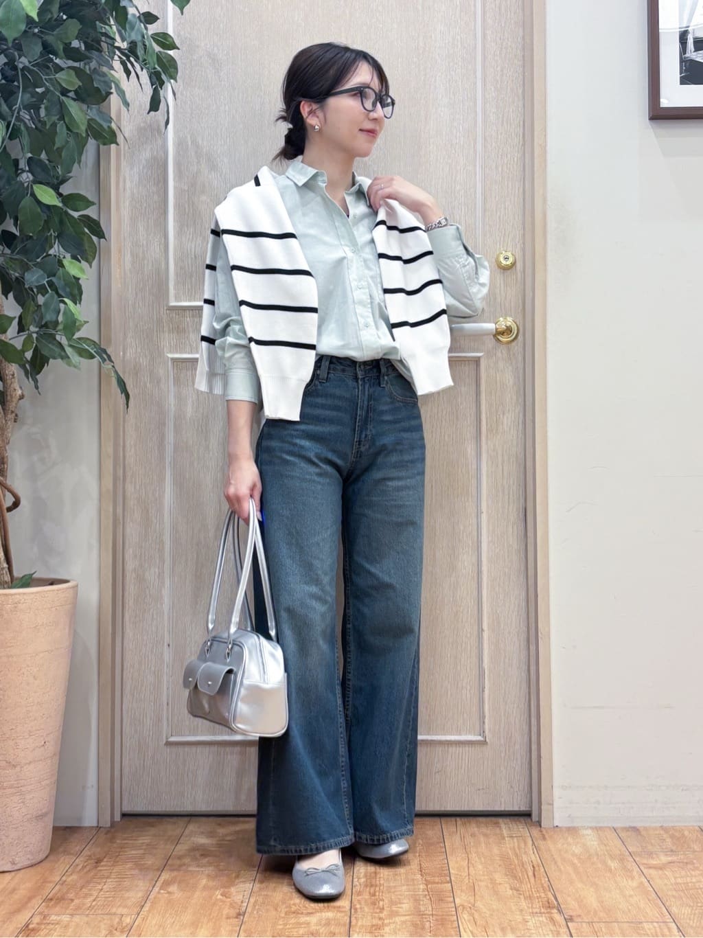 なみさんの「SHOO･LA･RUE｜フラップポケット横長ボストンバッグ」を使ったコーディネート