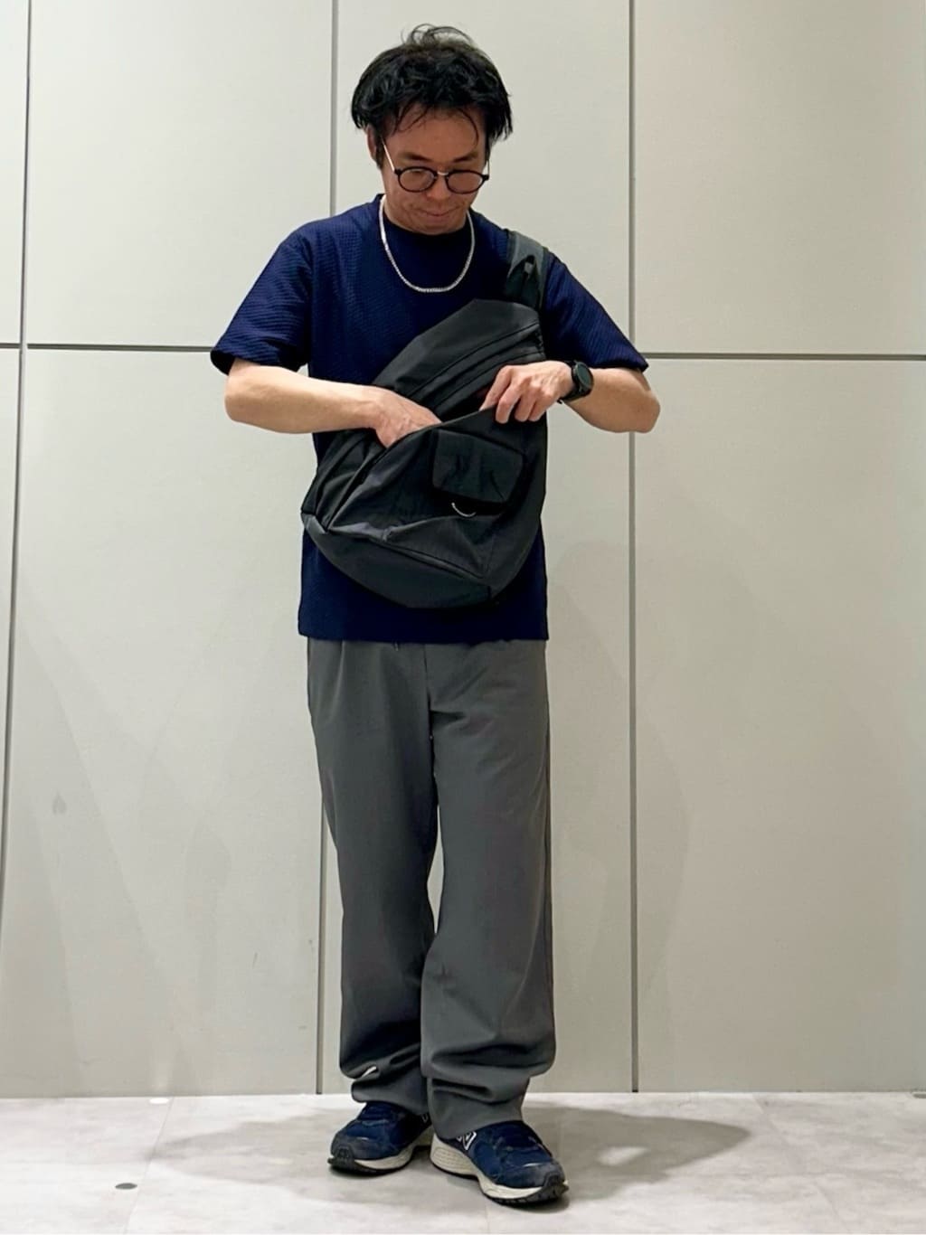 KENJI Iさんの「THE SHOP TK｜FLEX LINE  カバーオール　ストレッチ/防シワ/マシンウォッシャブル/セットアップ可」を使ったコーディネート