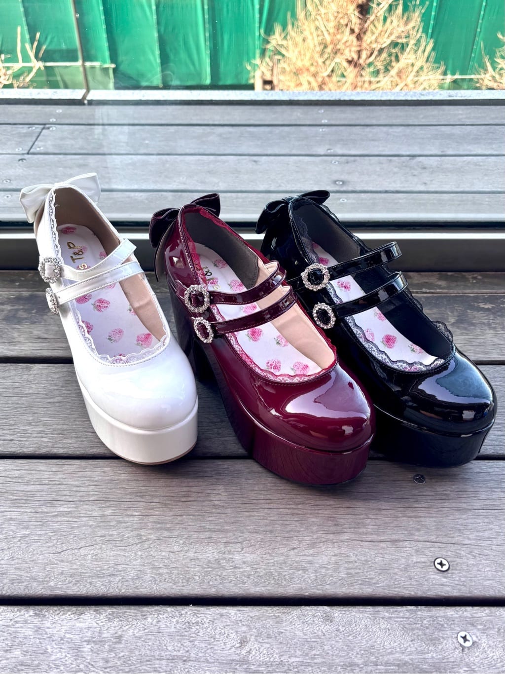 𝓗𝓘𝓨𝓞さんの「ESPERANZA｜厚底バックリボンパンプス」を使ったコーディネート