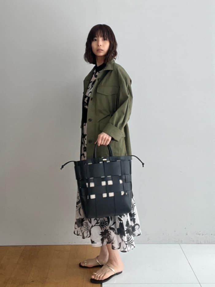 misaさんの「DRESSTERIOR｜【ウォッシャブル】コンパクトコットンミリタリーブルゾン」を使ったコーディネート