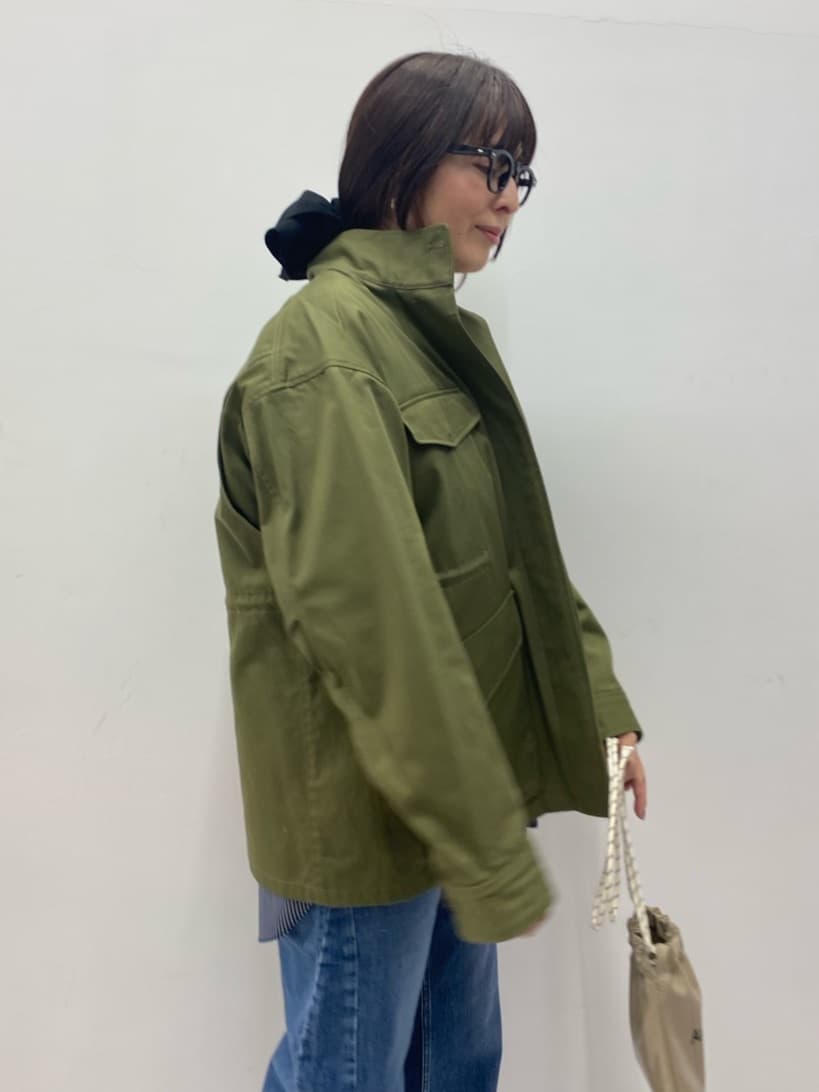 Sawaguchiさんの「DRESSTERIOR｜【ウォッシャブル】コンパクトコットンミリタリーブルゾン」を使ったコーディネート