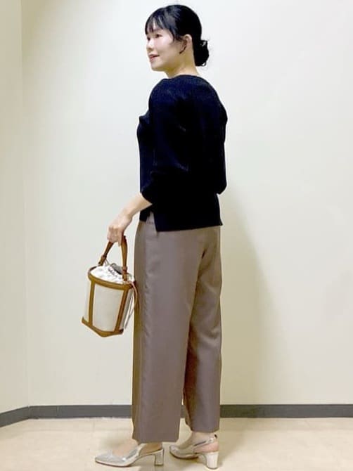  beni_gingerさんの「Reflect｜【ゆったり着られる◎】ラグランスリーブニット」を使ったコーディネート