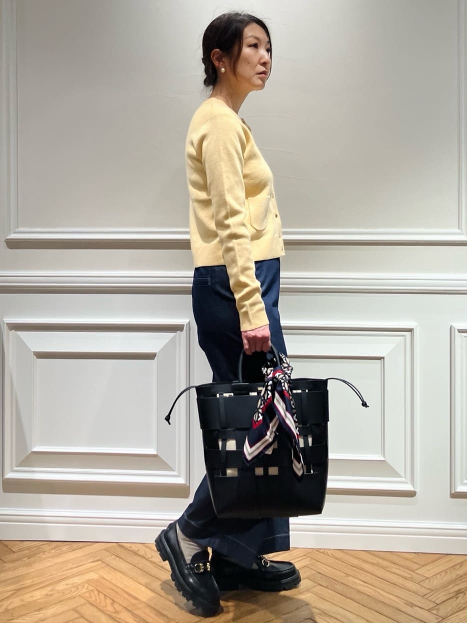 TSUKUIさんの「DRESSTERIOR｜◆ウォッシャブルコットンカシミヤカーディガン」を使ったコーディネート