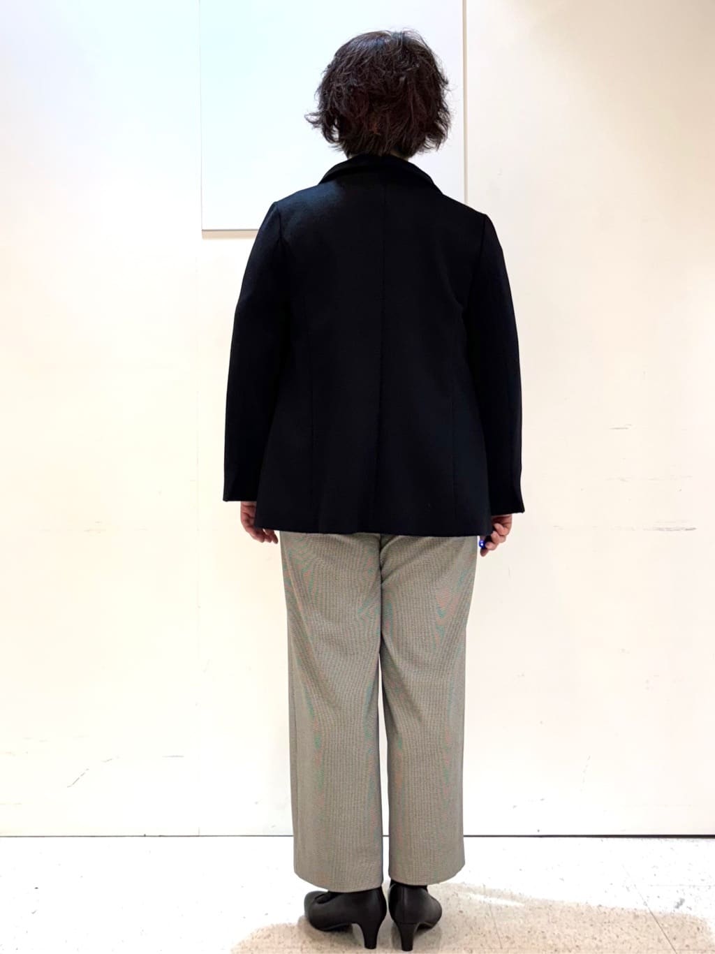 ヤスコさんの「Reflect｜【SS-4Lサイズ／衿が顔に当たらない◎】スタンドネックミドルコート」を使ったコーディネート
