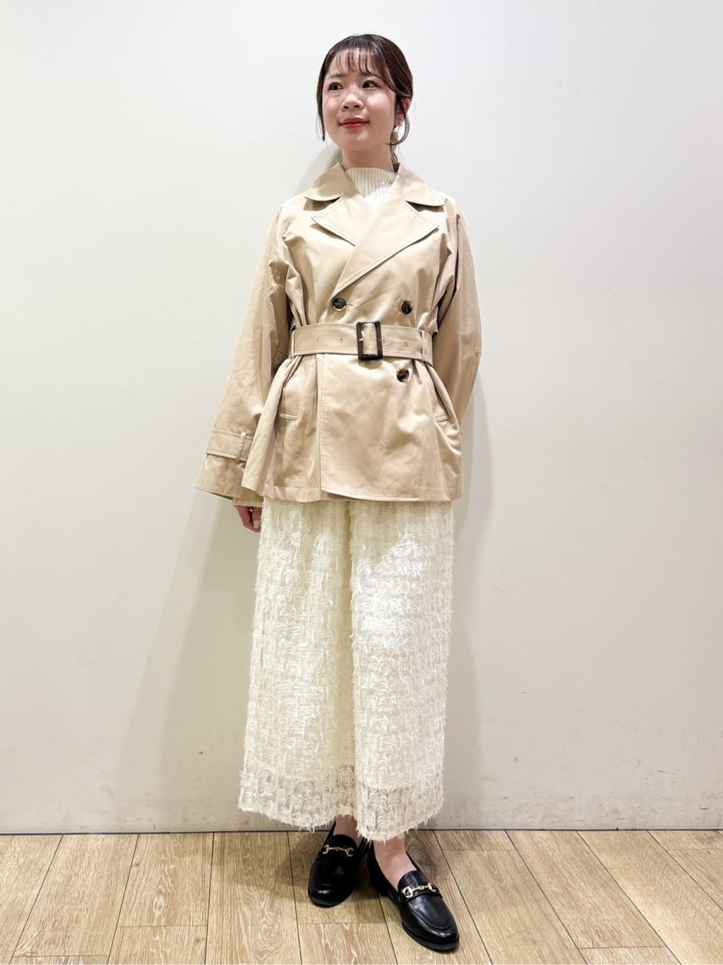 ayaさんの「index｜ミドルトレンチコート【洗濯機OK】」を使ったコーディネート