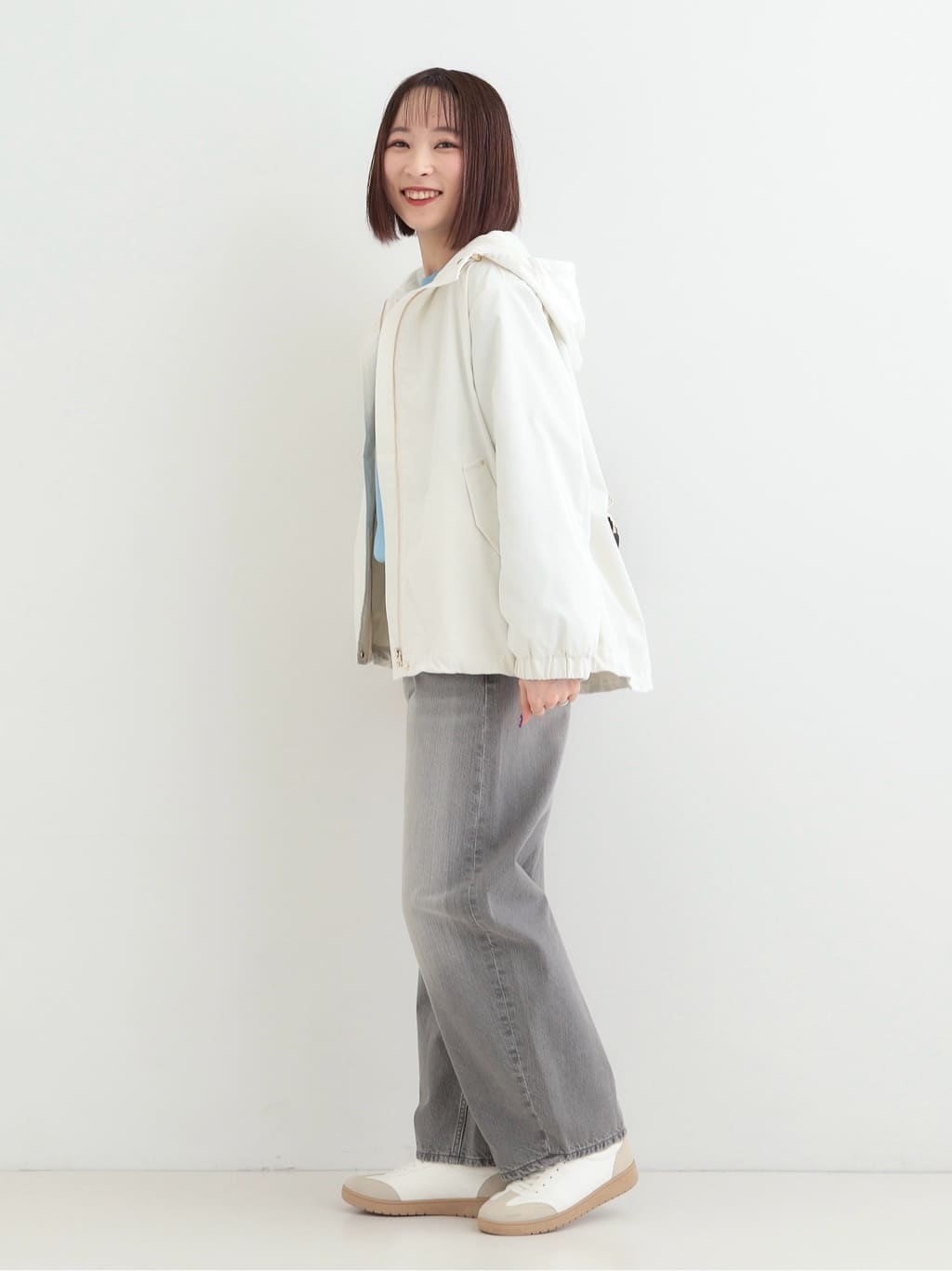 𝐜𝐡𝐢𝐤𝐚さんの「SHOO･LA･RUE｜【綿100%/洗濯機可/S-LL/選べる4柄】ゆるく決めたい日に プリントアソートスウェット」を使ったコーディネート