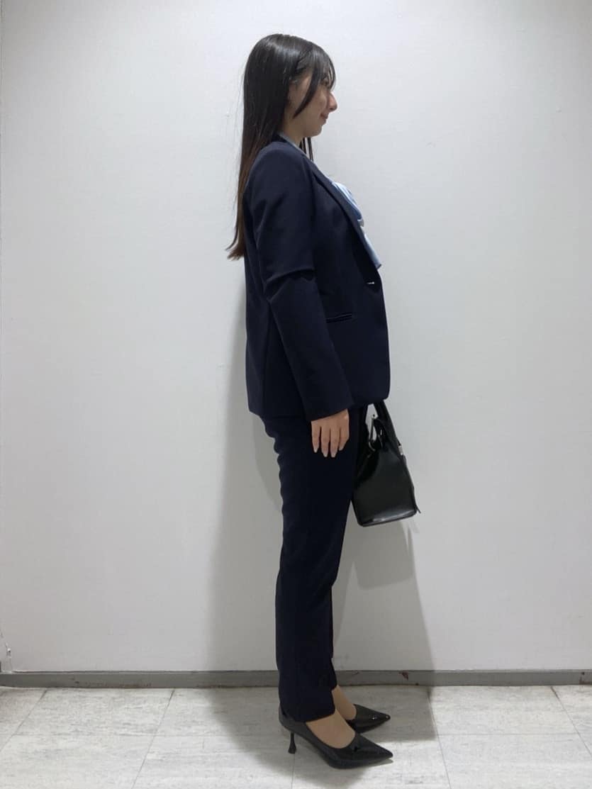 meiさんの「INDIVI｜【通勤スーツ／洗える】ストレッチテーラードカラージャケット」を使ったコーディネート