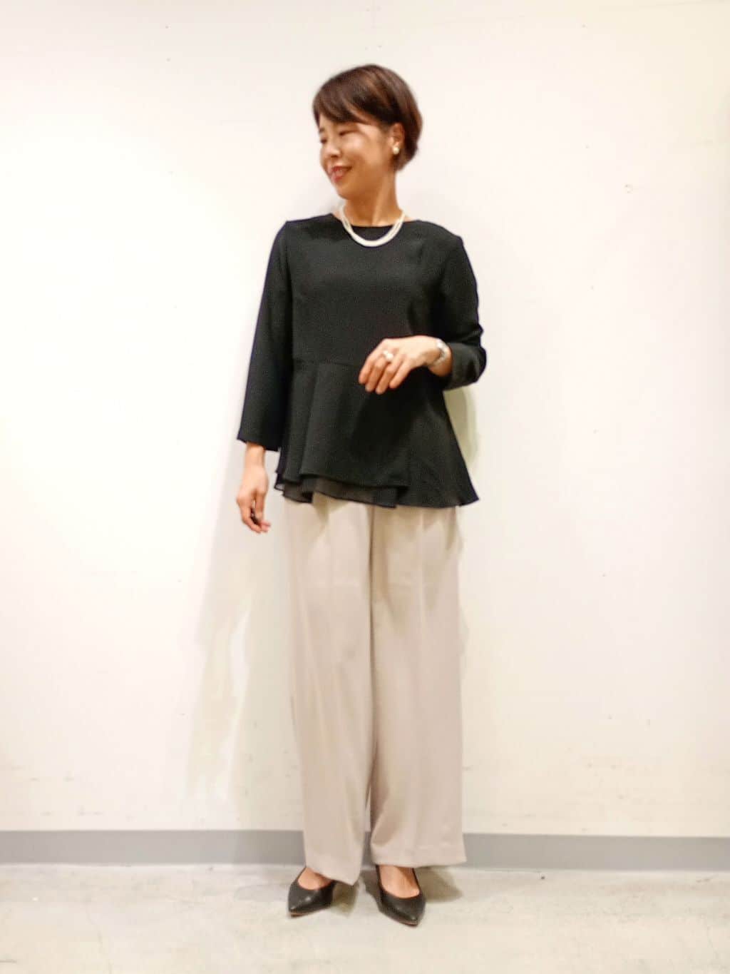 Kさんの「INDIVI｜【洗える／多機能／SETUP可】着る日傘ダブルジャケット」を使ったコーディネート