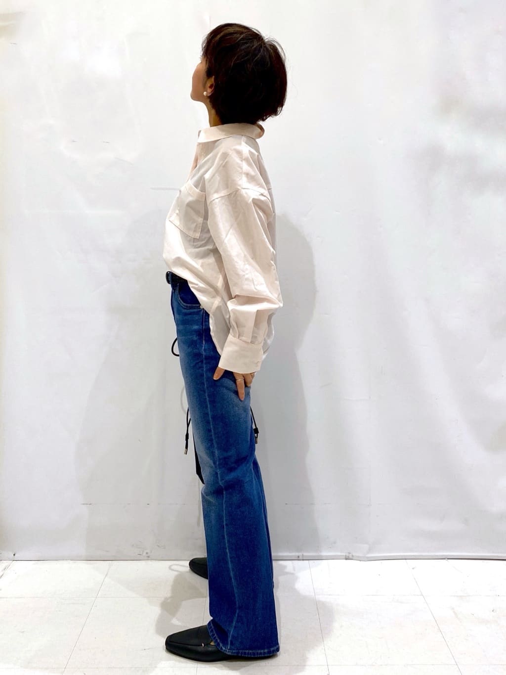 Bonさんの「OPAQUE.CLIP｜撥水ステンカラーコート【洗える】」を使ったコーディネート