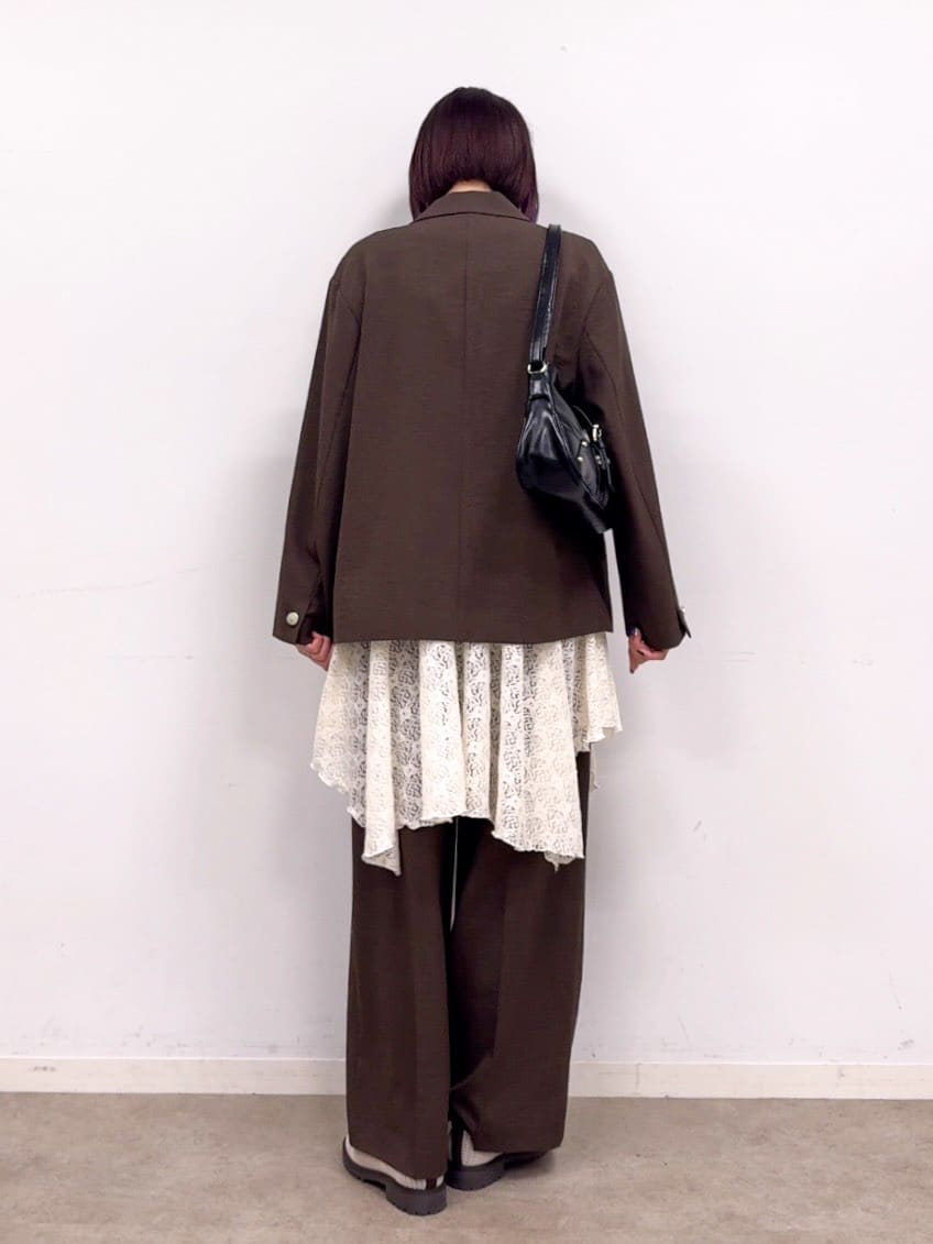 𝐜𝐡𝐢𝐤𝐚さんの「SHOO･LA･RUE｜【洗濯機可/セットアップ可/UV/SS-LL】楽してきちんと きれい見えゆったりワイドパンツ」を使ったコーディネート
