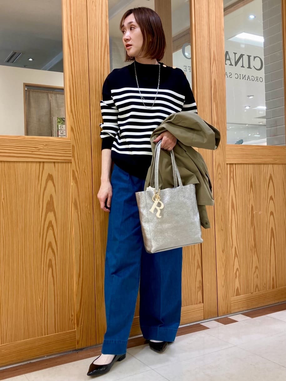 ゆうさんの「UNTITLED｜【洗える】ミラノリブニット」を使ったコーディネート