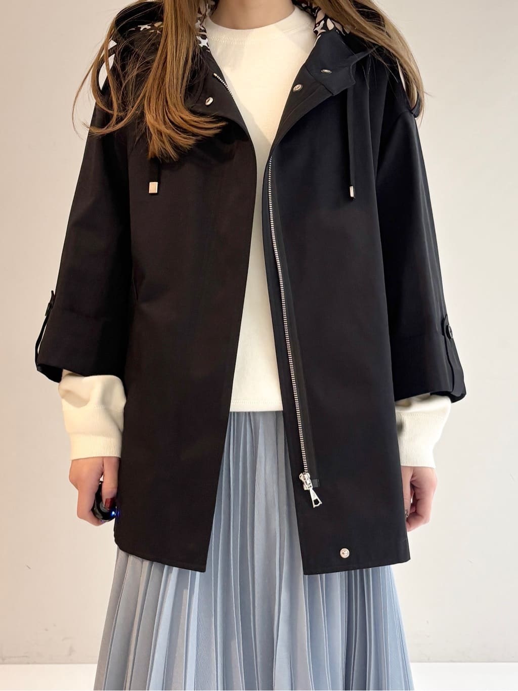 清水夏姫さんの「DRESSTERIOR｜◆ウォッシャブルコットンカシミヤプルオーバーニット」を使ったコーディネート