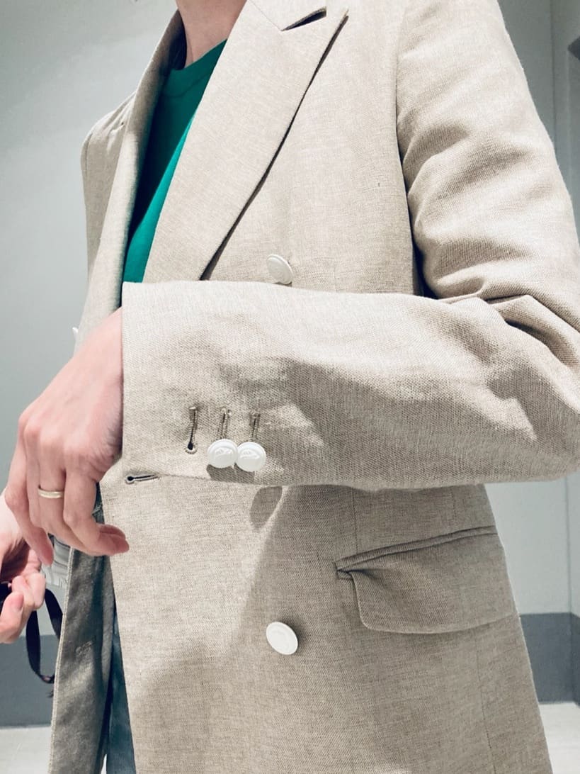 Furuさんの「DRESSTERIOR｜【ウォッシャブル】コットンシルクフレンチスリーブニット」を使ったコーディネート