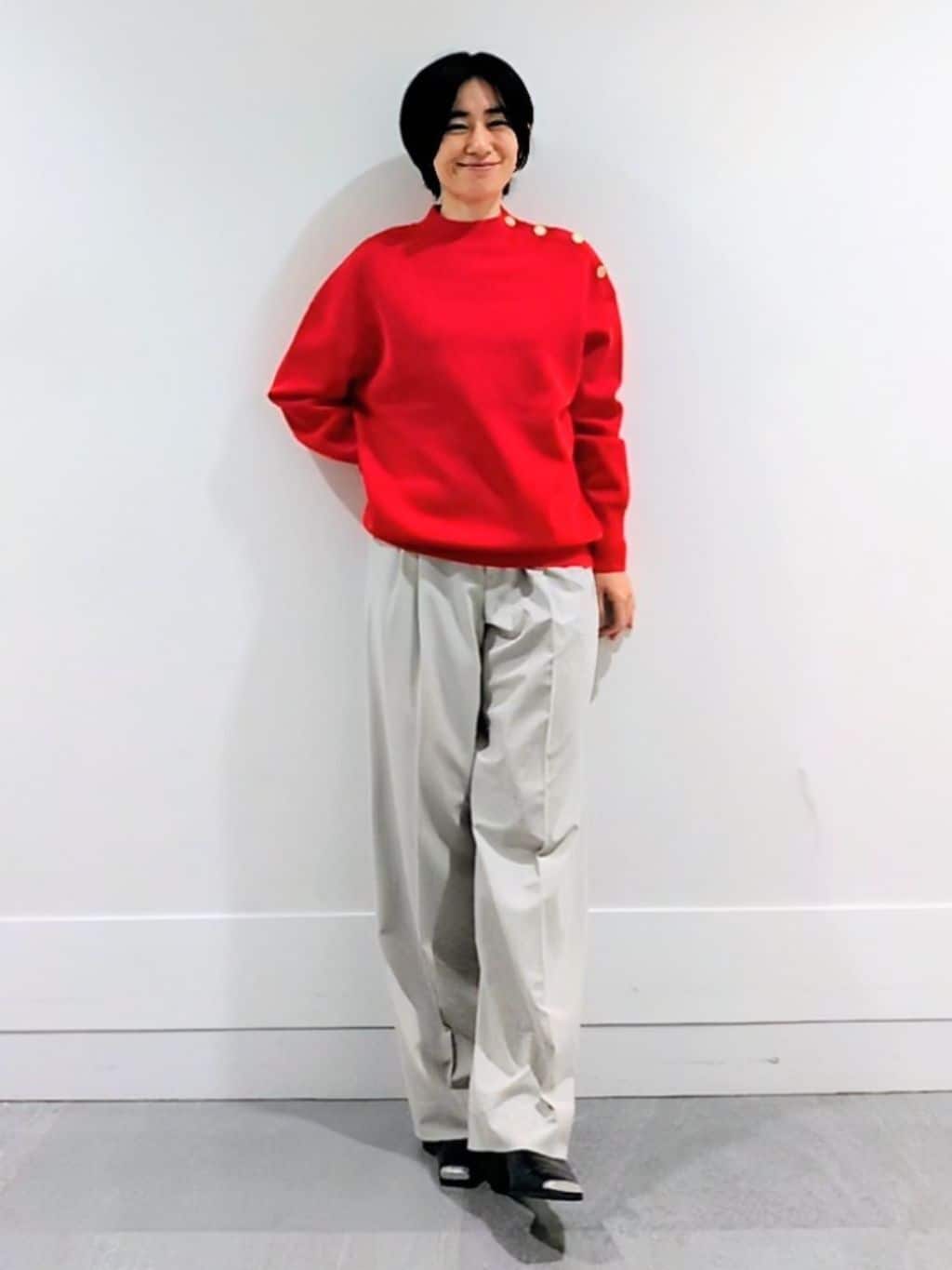 ミズタさんの「UNTITLED｜【洗える】ミラノリブニット」を使ったコーディネート
