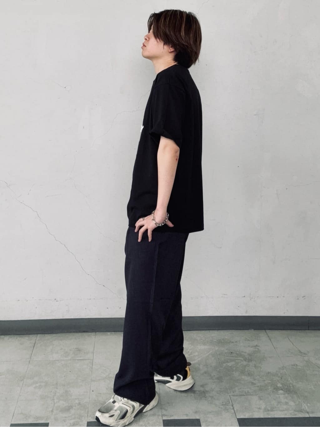 そうごさんの「THE SHOP TK｜コード刺繍 半袖Tシャツ 洗濯機OK」を使ったコーディネート
