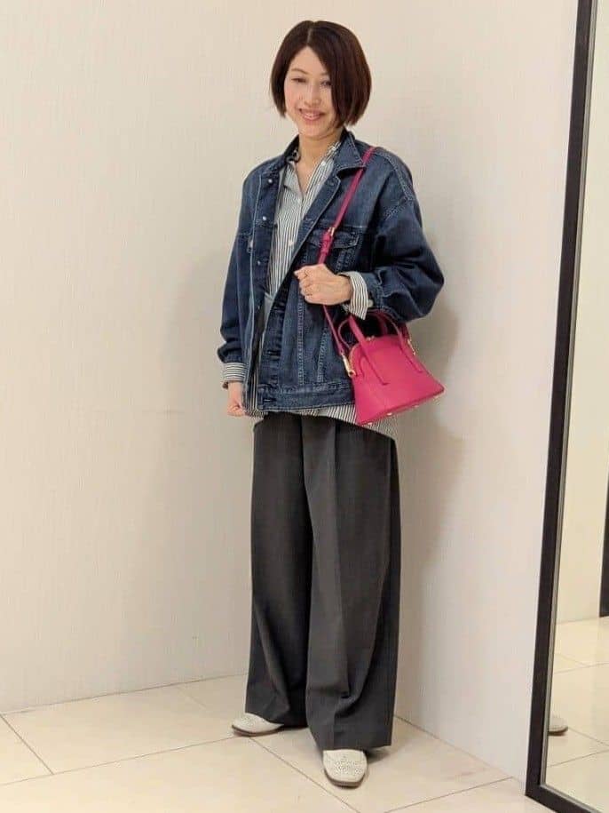 u-macoさんの「UNTITLED｜【Healthy DENIM】別注Bran／デニムジャケット」を使ったコーディネート