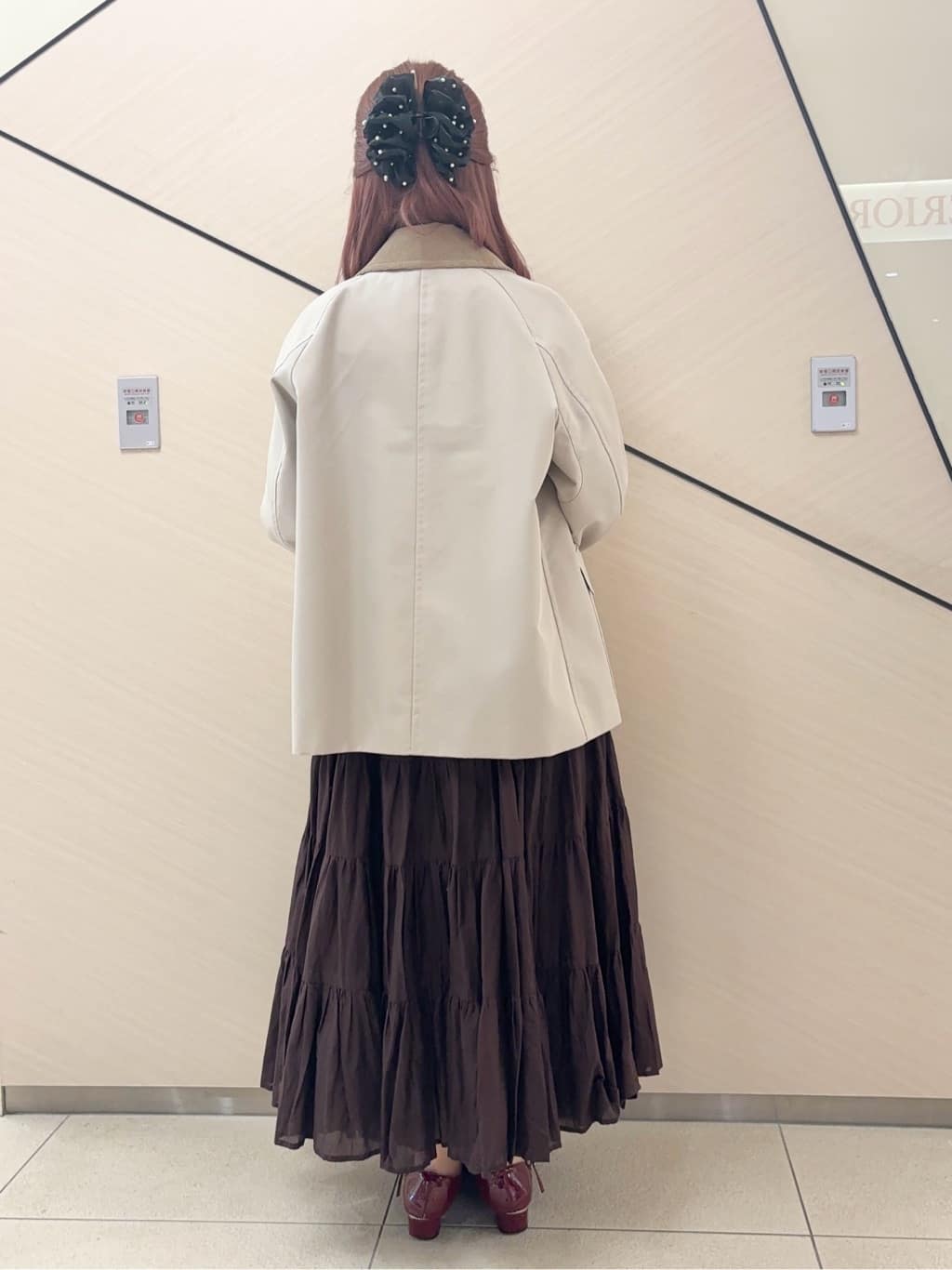 Rinaさんの「DRESSTERIOR｜【再入荷】コットンボイルティアードスカート」を使ったコーディネート