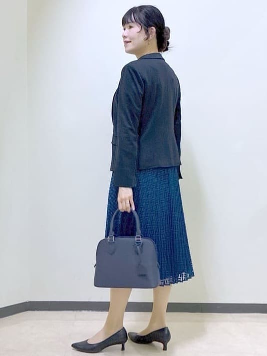  beni_gingerさんの「Reflect｜【SS-4Lサイズ】シフォン&times;幾何柄レースプリーツワンピース」を使ったコーディネート