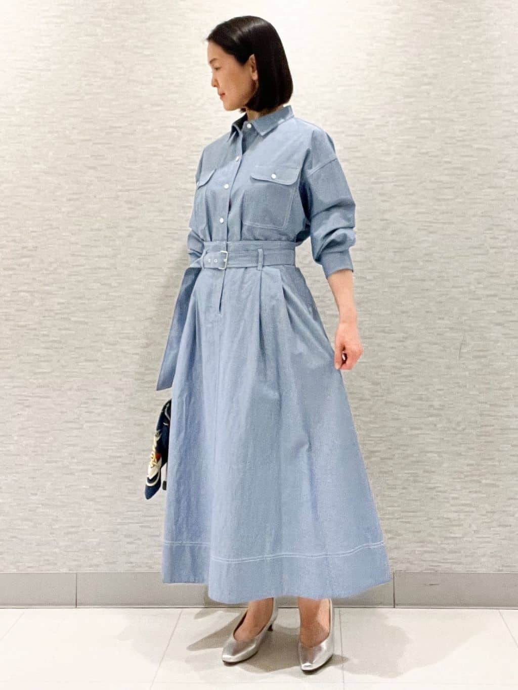 marikoさんの「Reflect｜【羽織にも◎】ダンガリーシャツ」を使ったコーディネート