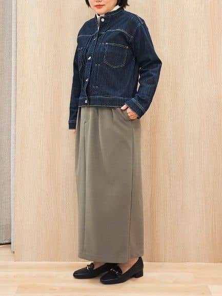 ふるさんの「grove｜毎日着たくなる、もちもち畦編みニット」を使ったコーディネート
